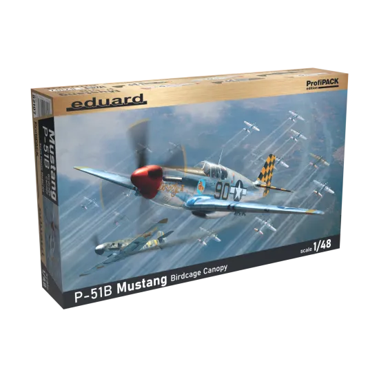 Eduard 82107 1/48 P-51B Mustang Birdcage canopy Plastic for Aircraft