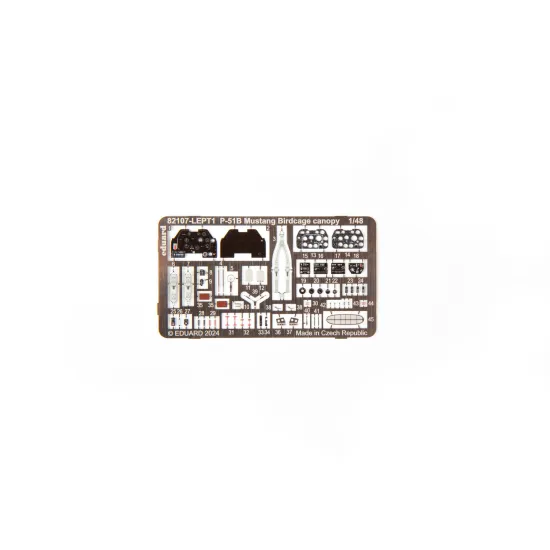 Eduard 82107 1/48 P-51B Mustang Birdcage canopy Plastic for Aircraft