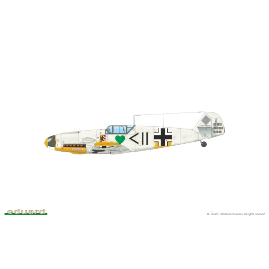 Eduard 82115 1/48 Bf 109F-2 Plastic for Aircraft Profipack