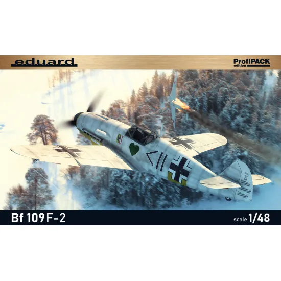 Eduard 82115 1/48 Bf 109F-2 Plastic for Aircraft Profipack