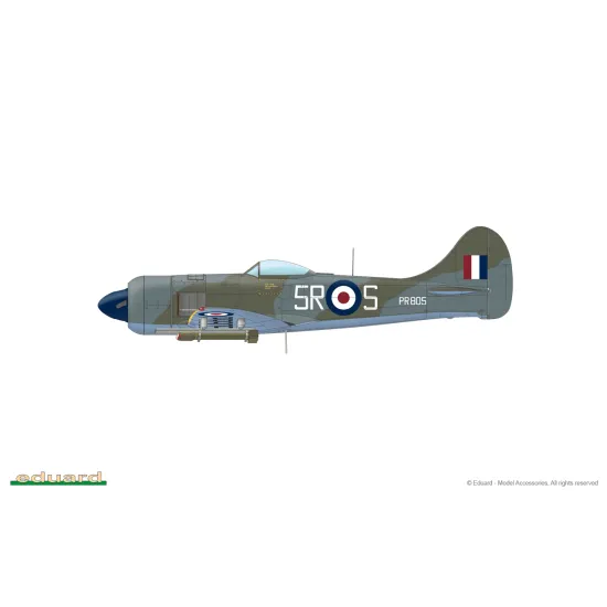 Eduard 82125 1/48 Tempest Mk.II late version Plastic for Aircraft Profipack