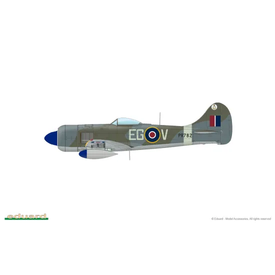 Eduard 82125 1/48 Tempest Mk.II late version Plastic for Aircraft Profipack