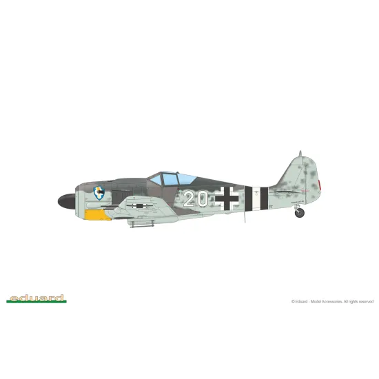 Eduard 82138 1/48 Fw 190A-7 Plastic for Aircraft Profipack