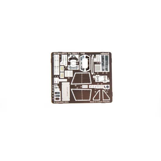 Eduard 82138 1/48 Fw 190A-7 Plastic for Aircraft Profipack