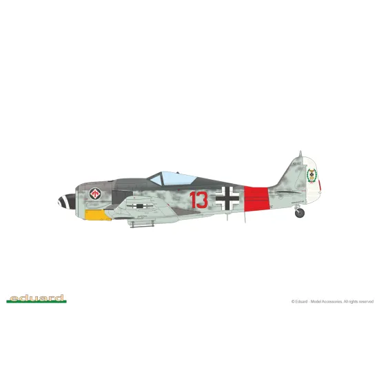 Eduard 82138 1/48 Fw 190A-7 Plastic for Aircraft Profipack