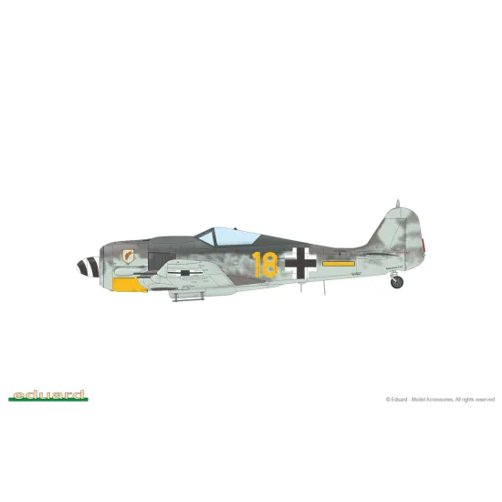 Eduard 82138 1/48 Fw 190A-7 Plastic for Aircraft Profipack
