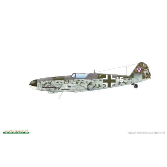 Eduard 82161 1/48 Bf 109G-10 WNF/Diana Plastic for Aircraft Profipack