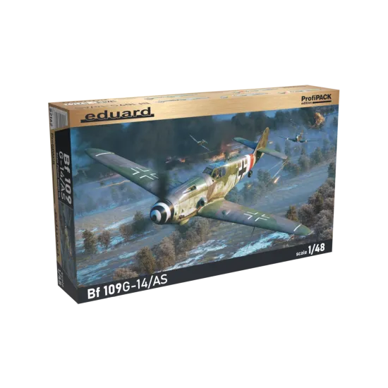 Eduard 82162 1/48 Bf 109G-14/AS Plastic for Aircraft Profipack