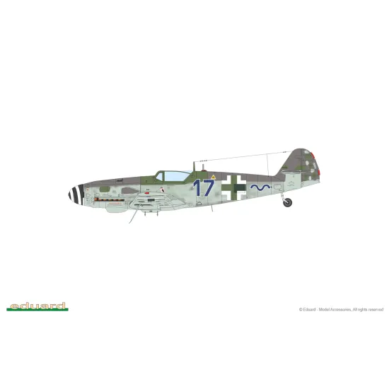 Eduard 82162 1/48 Bf 109G-14/AS Plastic for Aircraft Profipack