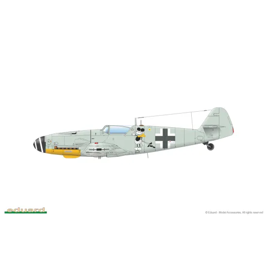 Eduard 82163 1/48 Bf 109G-6/AS Plastic for Aircraft Profipack