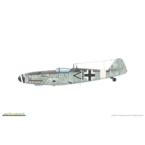 Eduard 82163 1/48 Bf 109G-6/AS Plastic for Aircraft Profipack