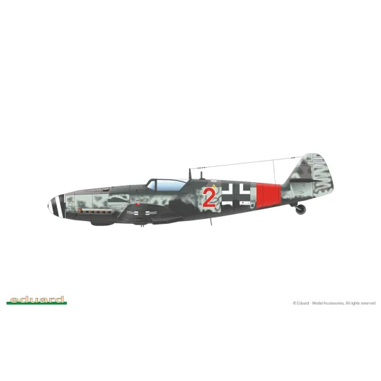Eduard 82163 1/48 Bf 109G-6/AS Plastic for Aircraft Profipack