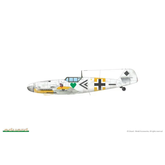 Eduard 82165 1/48 Bf 109G-2 Plastic for Aircraft Profipack