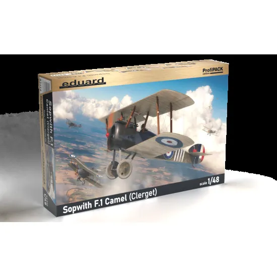 Eduard 82172 1/48 Sopwith F.1 Camel (Clerget) Plastic for Aircraft Profipack