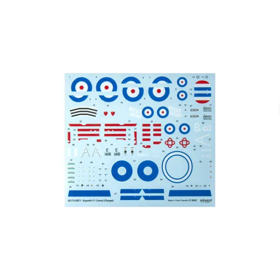 Eduard 82172 1/48 Sopwith F.1 Camel (Clerget) Plastic for Aircraft Profipack