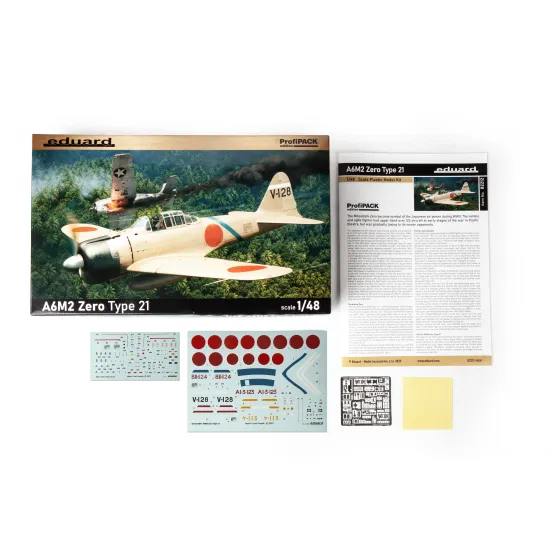 Eduard 82212 1/48 A6M2 Zero Type 21 Plastic for Aircraft Profipack