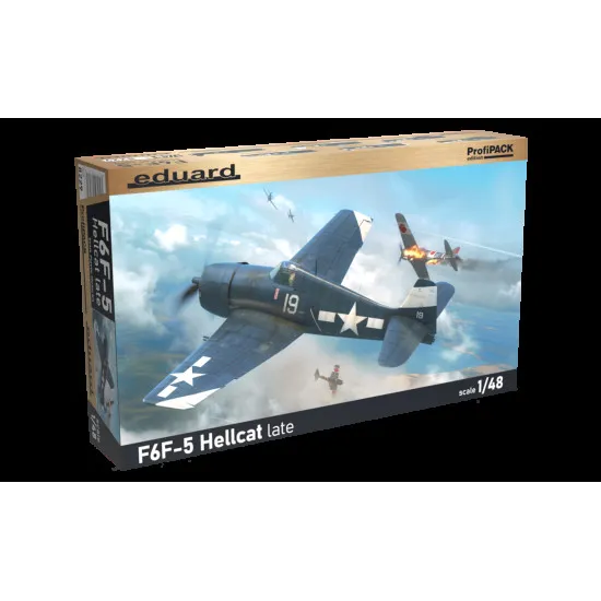 Eduard 8229 1/48 F6F-5 Hellcat late Plastic for Aircraft Profipack