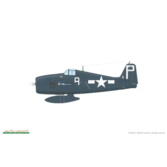 Eduard 8229 1/48 F6F-5 Hellcat late Plastic for Aircraft Profipack