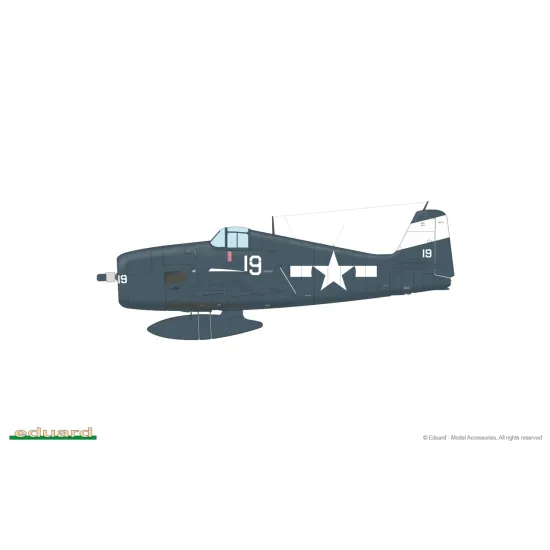 Eduard 8229 1/48 F6F-5 Hellcat late Plastic for Aircraft Profipack