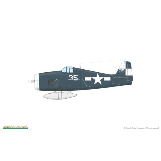 Eduard 8229 1/48 F6F-5 Hellcat late Plastic for Aircraft Profipack
