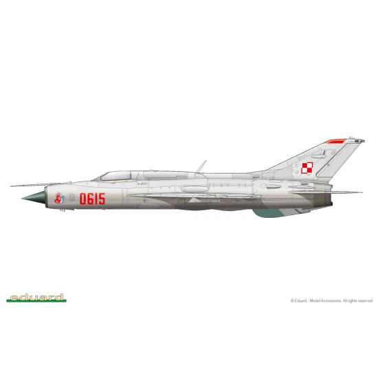 Eduard 8236 1/48 MiG-21PF Plastic for Aircraft Profipack
