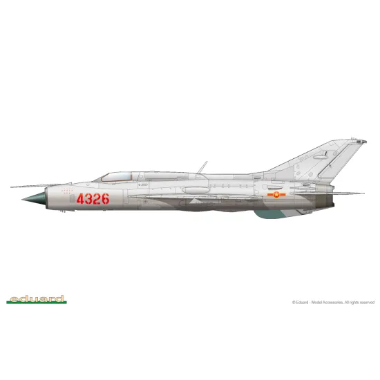 Eduard 8236 1/48 MiG-21PF Plastic for Aircraft Profipack