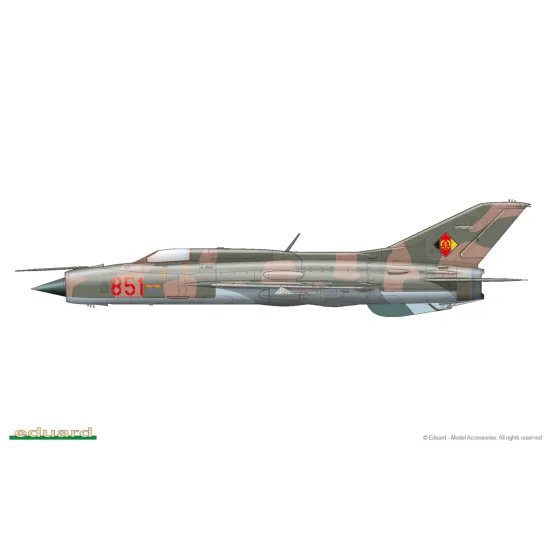 Eduard 8236 1/48 MiG-21PF Plastic for Aircraft Profipack