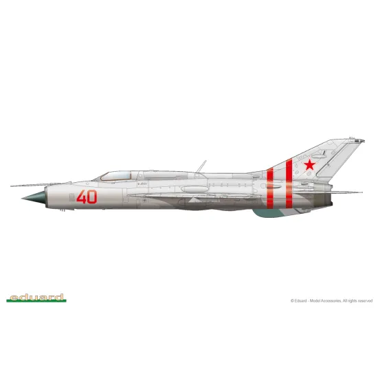 Eduard 8236 1/48 MiG-21PF Plastic for Aircraft Profipack