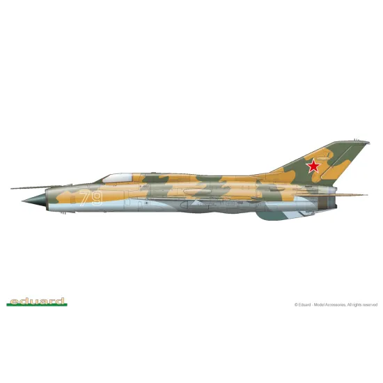 Eduard 8236 1/48 MiG-21PF Plastic for Aircraft Profipack