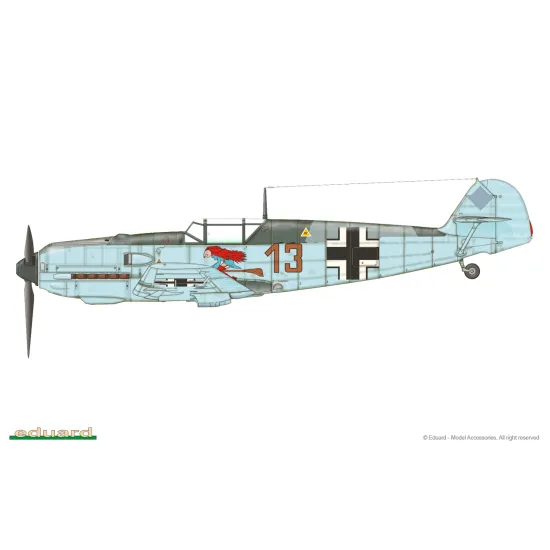 Eduard 8261 1/48 Bf 109E-1 Plastic for Aircraft Profipack