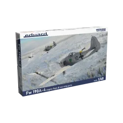 Eduard 84117 1/48 Fw 190A-4 w/ engine flaps & 2-gun wings Plastic for Aircraft Weekend edition
