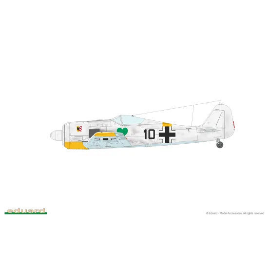 Eduard 84117 1/48 Fw 190A-4 w/ engine flaps & 2-gun wings Plastic for Aircraft Weekend edition