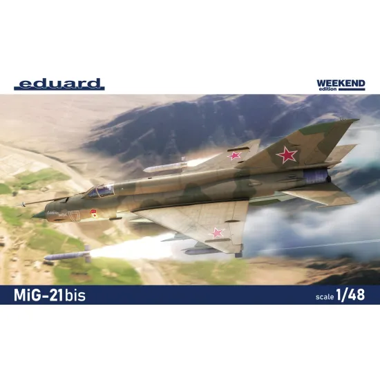 Eduard 84130 1/48 MiG-21bis Plastic for Aircraft Weekend edition