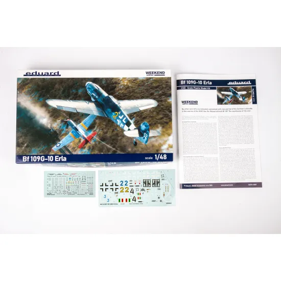 Eduard 84174 1/48 Bf 109G-10 ERLA Plastic for Aircraft Weekend edition