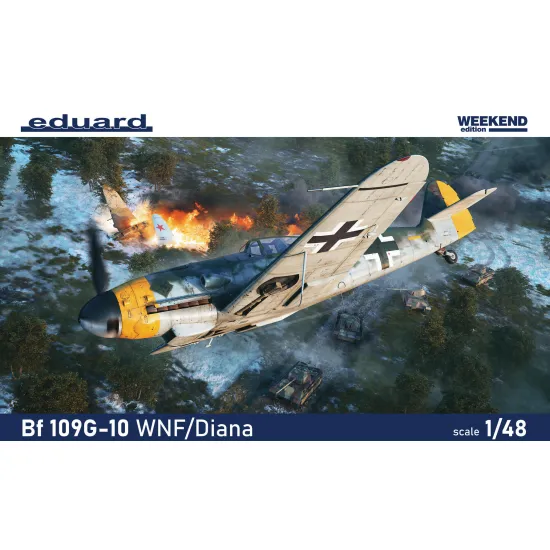 Eduard 84182 1/48 Bf 109G-10 WNF/Diana Plastic for Aircraft Weekend edition