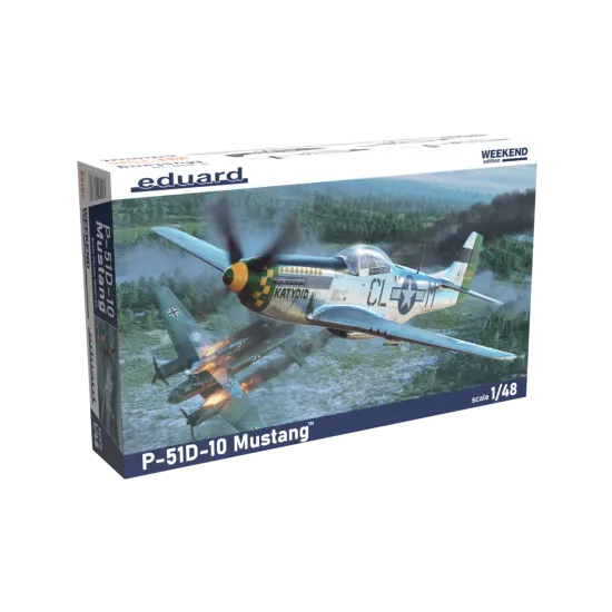 Eduard 84184 1/48 P-51D-10 Mustang Plastic for Aircraft Weekend edition
