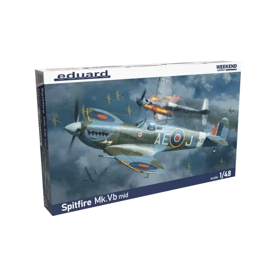 Eduard 84186 1/48 Spitfire Mk.Vb mid Plastic for Aircraft Weekend edition