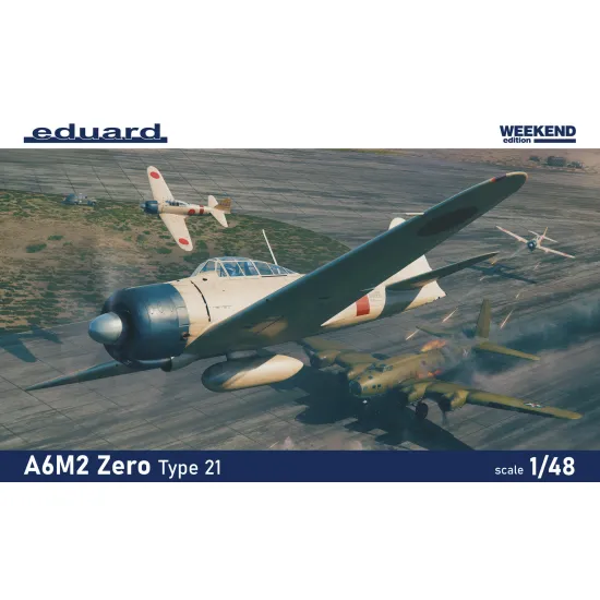 Eduard 84189 1/48 A6M2 Zero Type 21 Plastic for Aircraft Weekend edition