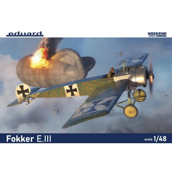 Eduard 8419 1/48 Fokker E.III Plastic for Aircraft Weekend edition
