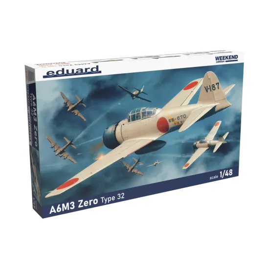 Eduard 84191 1/48 A6M3 Zero Type 32 Plastic for Aircraft Weekend edition