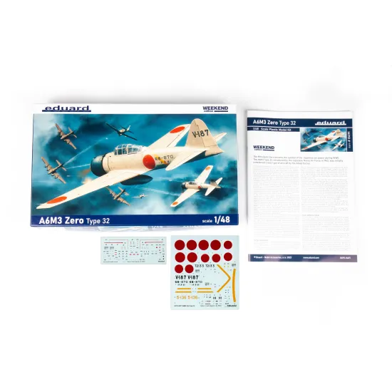 Eduard 84191 1/48 A6M3 Zero Type 32 Plastic for Aircraft Weekend edition