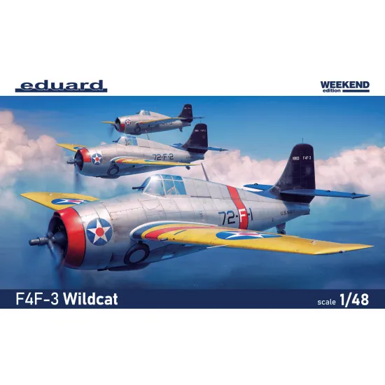 Eduard 84193 1/48 F4F-3 WILDCAT Plastic for Aircraft Weekend edition