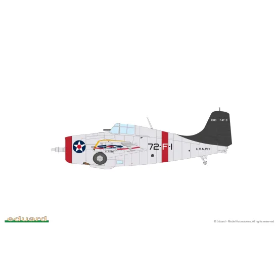 Eduard 84193 1/48 F4F-3 WILDCAT Plastic for Aircraft Weekend edition