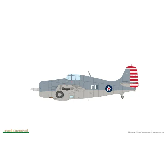 Eduard 84193 1/48 F4F-3 WILDCAT Plastic for Aircraft Weekend edition