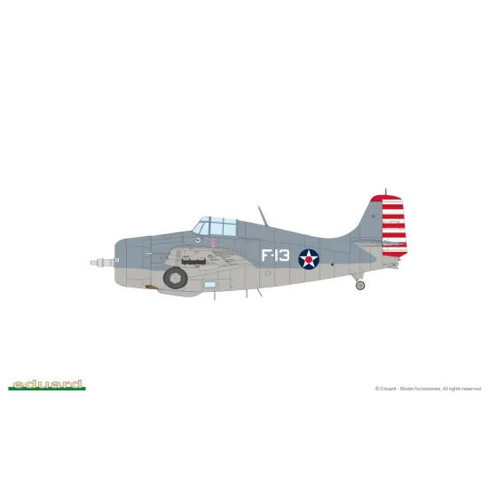 Eduard 84193 1/48 F4F-3 WILDCAT Plastic for Aircraft Weekend edition