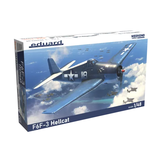 Eduard 84194 1/48 F6F-3 Hellcat Plastic for Aircraft Weekend edition