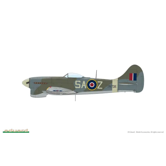 Eduard 84195 1/48 Tempest Mk.V Series 1 Plastic for Aircraft Weekend edition