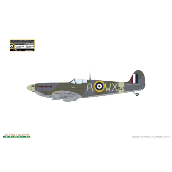 Eduard 84198 1/48 Spitfire Mk.Vb early Plastic for Aircraft Weekend edition