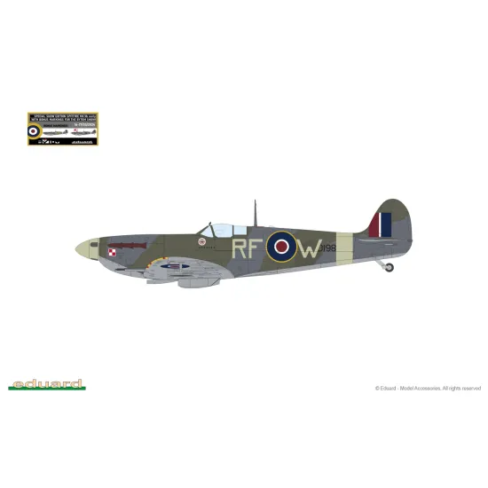 Eduard 84198 1/48 Spitfire Mk.Vb early Plastic for Aircraft Weekend edition