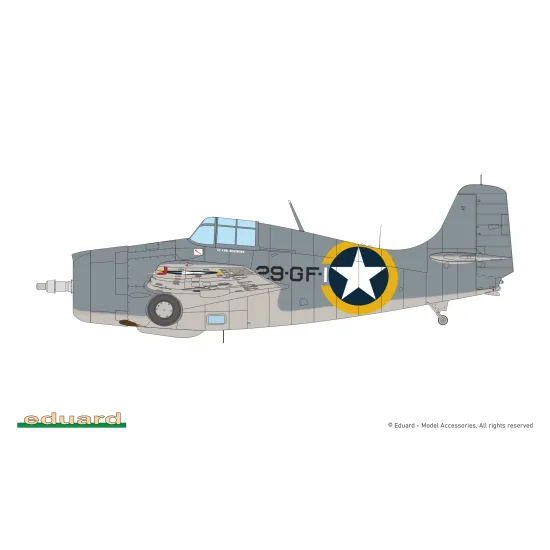 Eduard 84204 1/48 F4F-4 Wildcat Late - The Weekend Edition Plastic for Aircraft Weekend edition